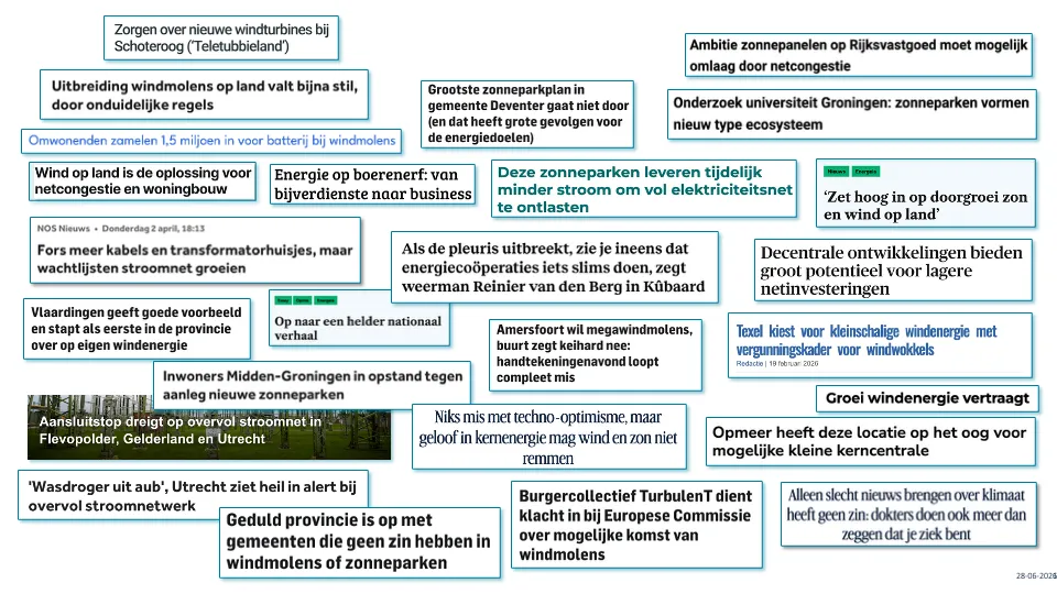 Een overzicht van de koppen in de media